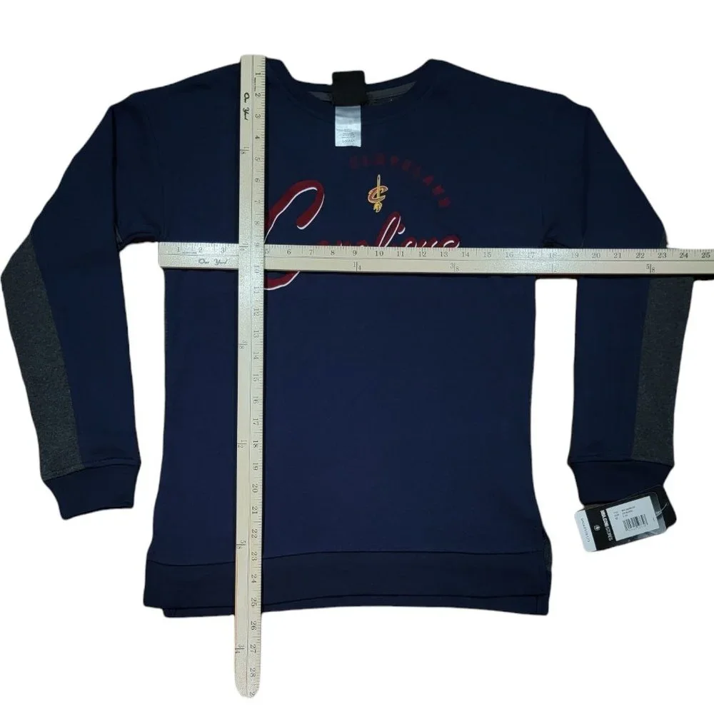 Women's in The Mix Long Sleeve Crew Top 9K2GJBAR8-CAV (Size Juniors US 3/5) - Picture 10 of 10